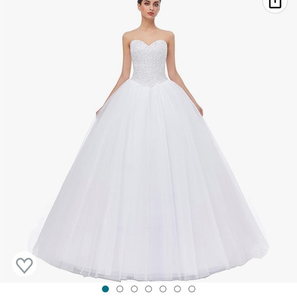 Prom/Wedding Dress Size Women’s 22 (PLUS) with CanCan Skirt…. - Picture 2 of 12